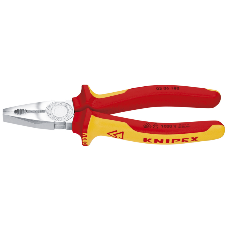 PINCE UNIVERSELLE 180 MM ISOLEE 1000V