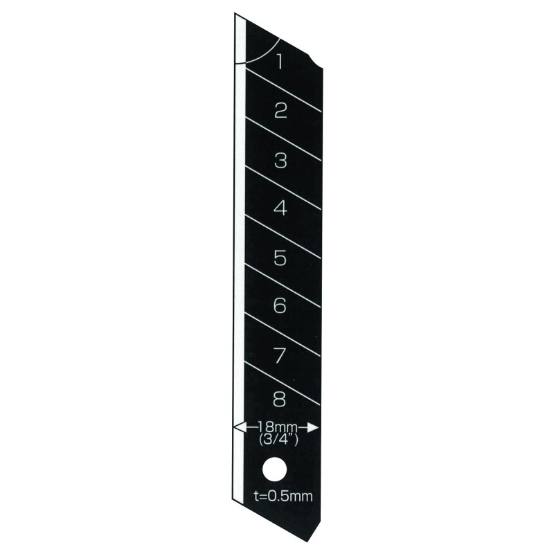 LAME DE CUTTER RAZAR BLACK 18MM POUR DRIVER DC561 (ETUI DE 10)