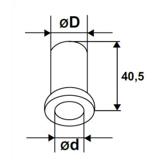 DOUILLE DE REDUCTION COMPOSITE
