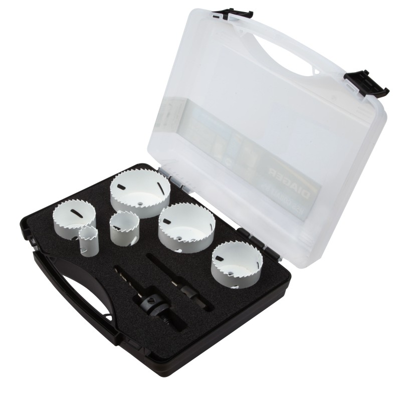 SCIE TREPAN HSS BIMETAL COBALT 8% QUICKLOCK (COFFRET DE 8)