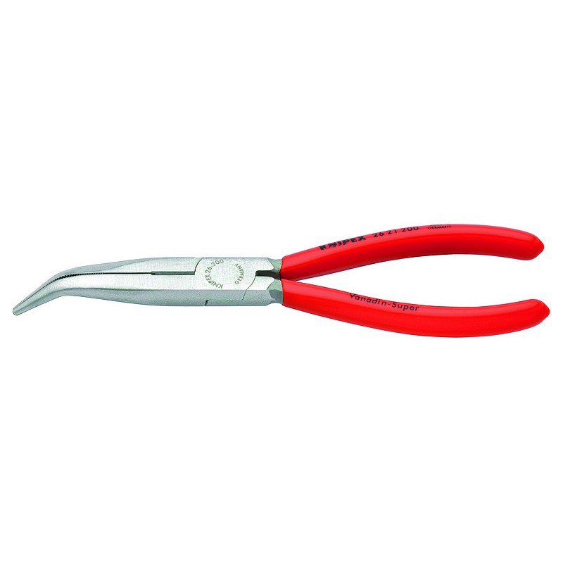 PINCE A BEC DEMI-ROND COUDE 200 MM