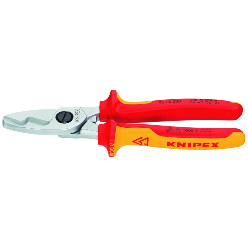 COUPE-CABLES A DOUBLE TRANCHANTS 200 MM ISOLE 1000V
