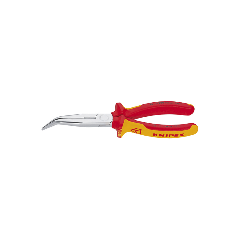 PINCE A BEC DEMI-ROND COUDE 200 MM ISOLEE 1000V