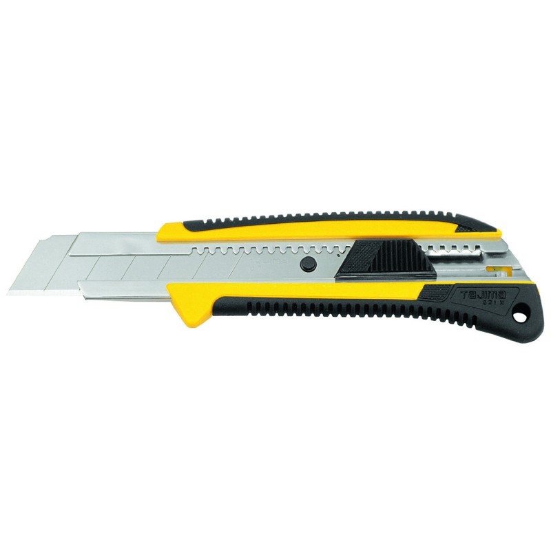 CUTTER A BOUTON POUSSOIR 25 MM GRI LC660