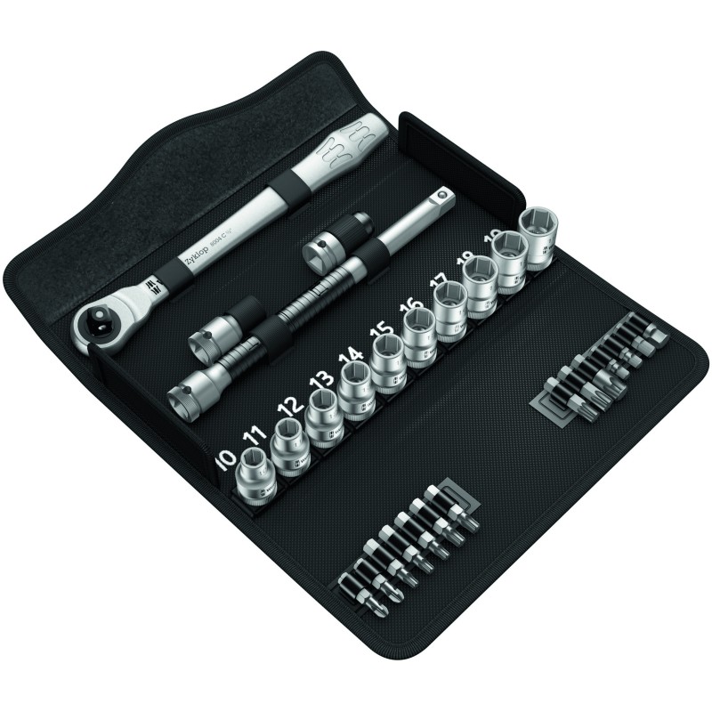 JEU DE CLIQUET ZYKLOP METAL 1/2'' 8100 SC 8 (28 PIECES)