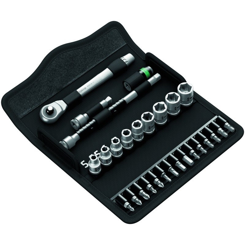 JEU DE CLIQUET ZYKLOP METAL PUSCH 1/4'' 8100 SA 7 (28 PIECES)