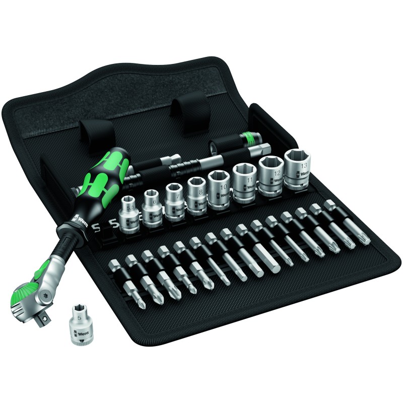 JEU DE CLIQUET ZYKLOP SPEED 1/4'' 8100 SA 6 (28 PIECES)