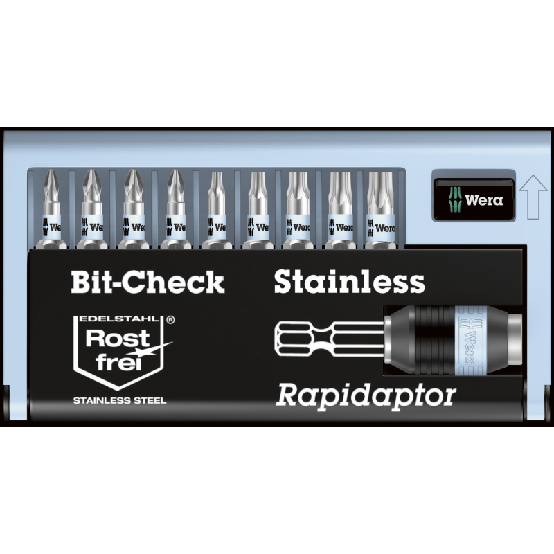 COFFRET D'EMBOUTS BIT-CHECK 10 INOX 1 SB