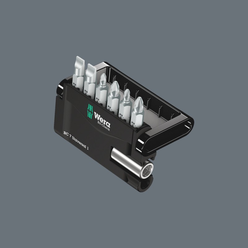 ETUI D'EMBOUTS BIT-CHECK 7 UNIVERSAL 1 SB (7 PIECES)