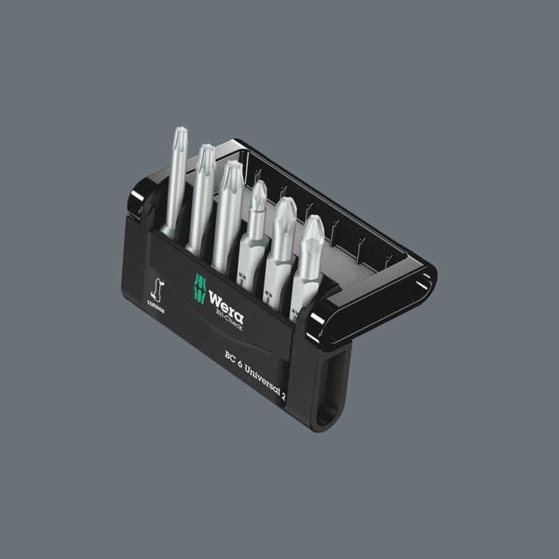 ETUI D'EMBOUTS BIT-CHECK 6 UNIVERSAL 2 SB (6 PIECES)