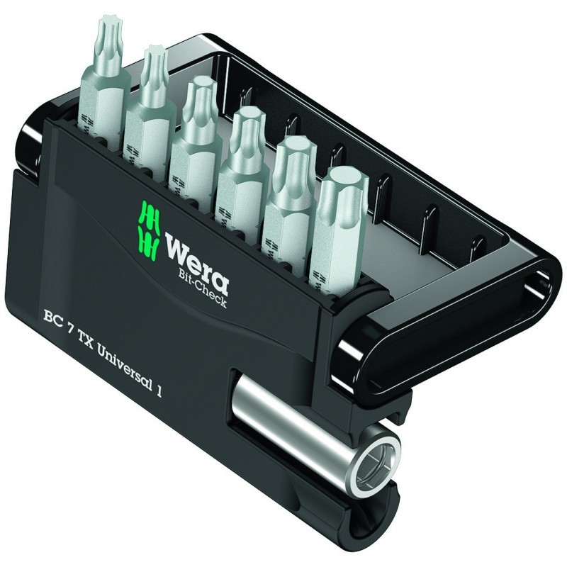 ETUI D'EMBOUTS BIT-CHECK 7 TX UNIVERSAL 1 SB (7 PIECES)
