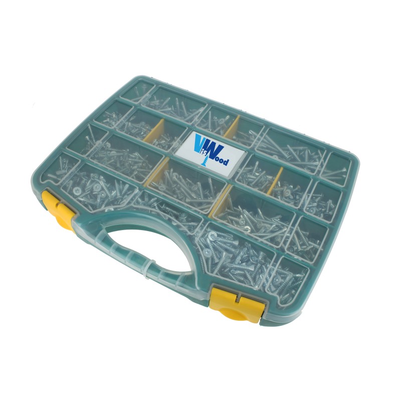 COFFRET 1605 VIS AUTOPERCEUSES TF TORX ACIER ZINGUE