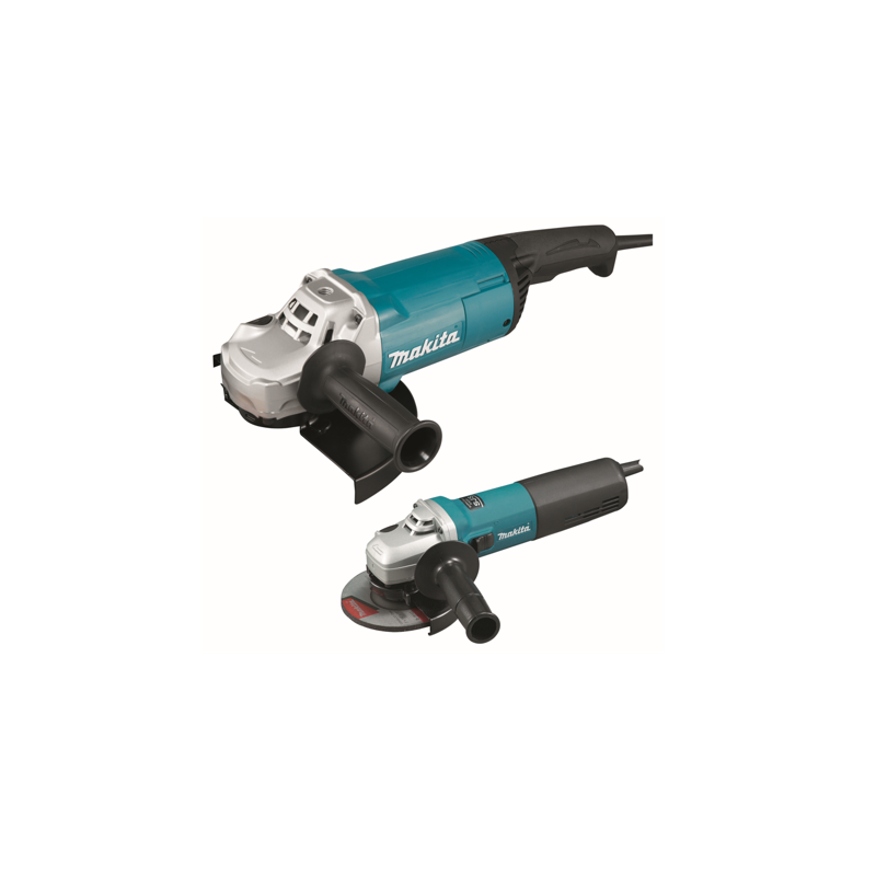 MEULEUSE 125MM 1400W 9565CR + MEULEUSE 230MM 2200W GA9060