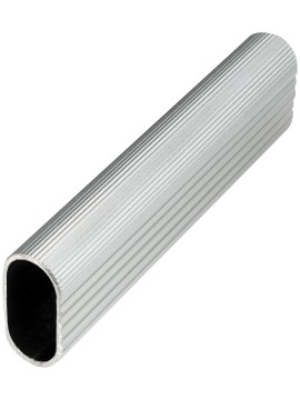 Tube penderie ovale aluminium 30x15 mm Lokendo