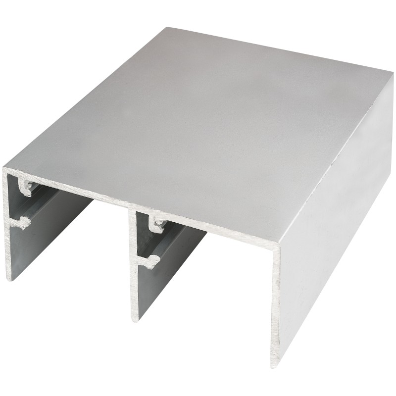 RAILS DE GUIDAGE ALUMINIUM 2000X80X40 LOK88 HAUT POUR KIT DE GALETS LOK87