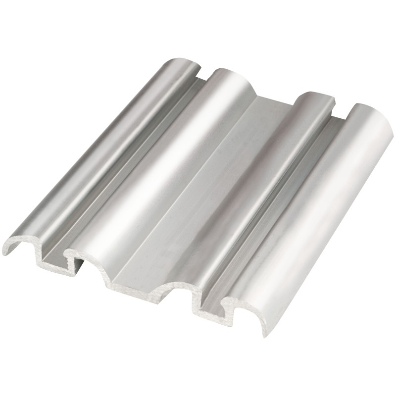 RAILS DE GUIDAGE ALUMINIUM 2000X80X40 LOK89 BAS POUR KIT DE GALETS LOK87