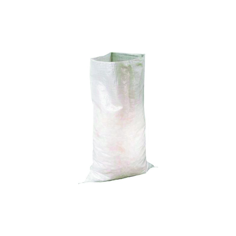 SAC GRAVAT PP TISSE BLANC 55 X 95 (CARTON 250 - 25 PAQUETS DE 10 PCS)
