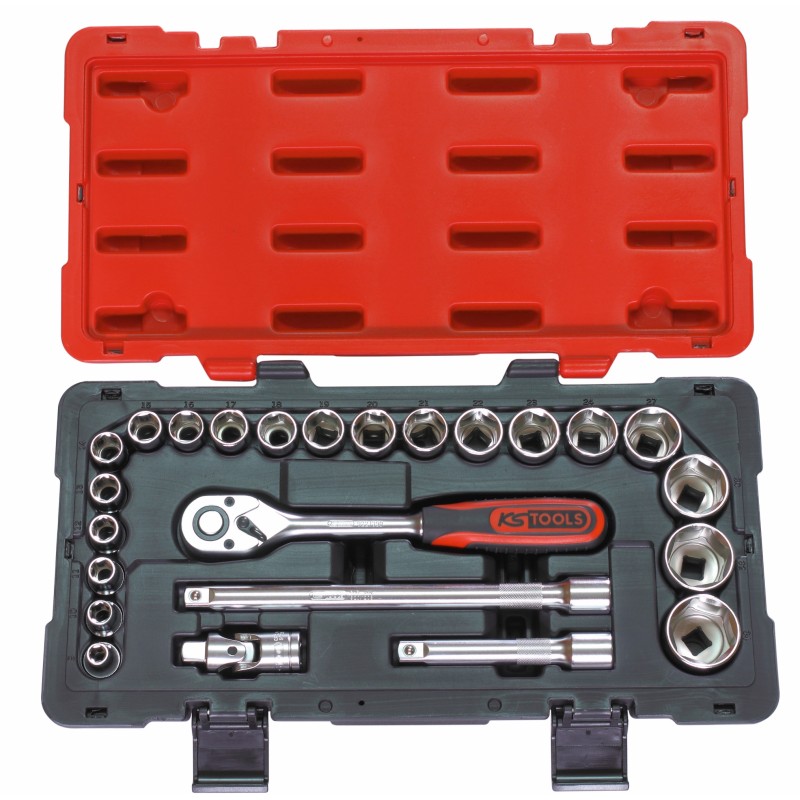 COFFRET DE DOUILLES ET ACCESSOIRES ULTIMATE® 1/2'' (23 PIECES)
