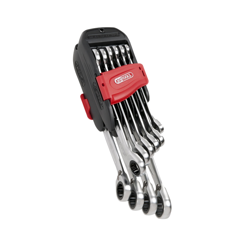 CLE MIXTE A CLIQUET REVERSIBLE GEARPLUS® 8 A 19 MM (JEU DE 10) CLE MIXTE A CLIQUET REVERSIBLE GEARPLUS® 8 A 19 MM (JEU DE 10)