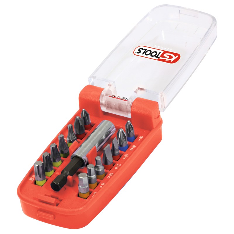 EMBOUTS DE VISSAGE A CODE COULEUR TORSIONPOWER® 1/4''(JEU DE 15)