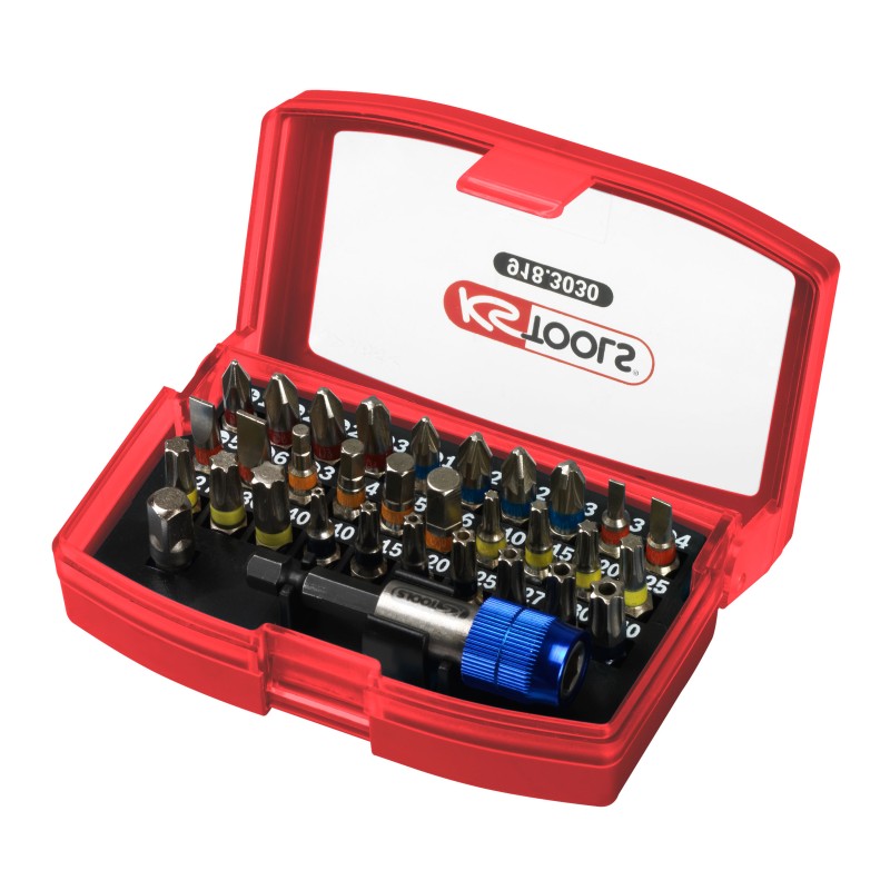 EMBOUTS DE VISSAGE A CODE COULEUR TORSIONPOWER® 1/4'' (JEU DE 32)
