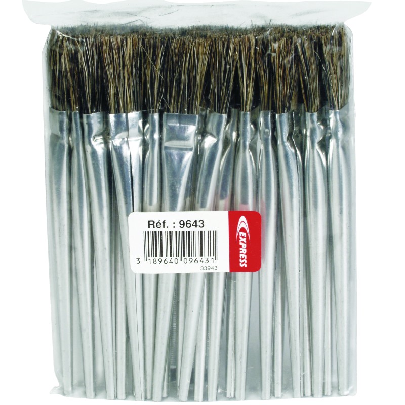 PINCEAU EN CRIN POUR FLUX (SAC DE 25)