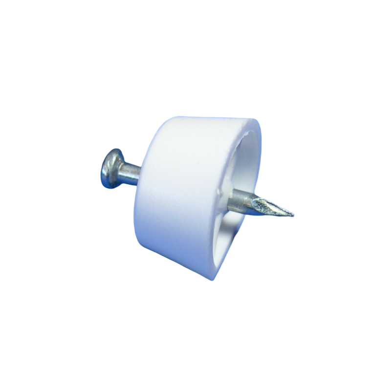 TAQUET CLOU PLASTIQUE BLANC
