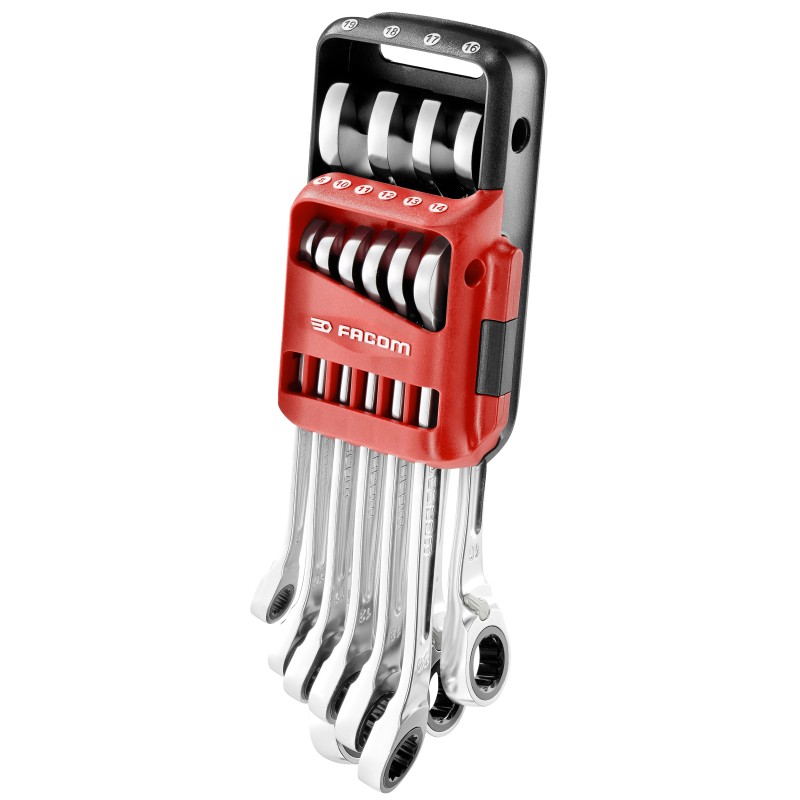 CLE MIXTE A CLIQUET 467B 8 A 19 MM (JEU DE 10 )