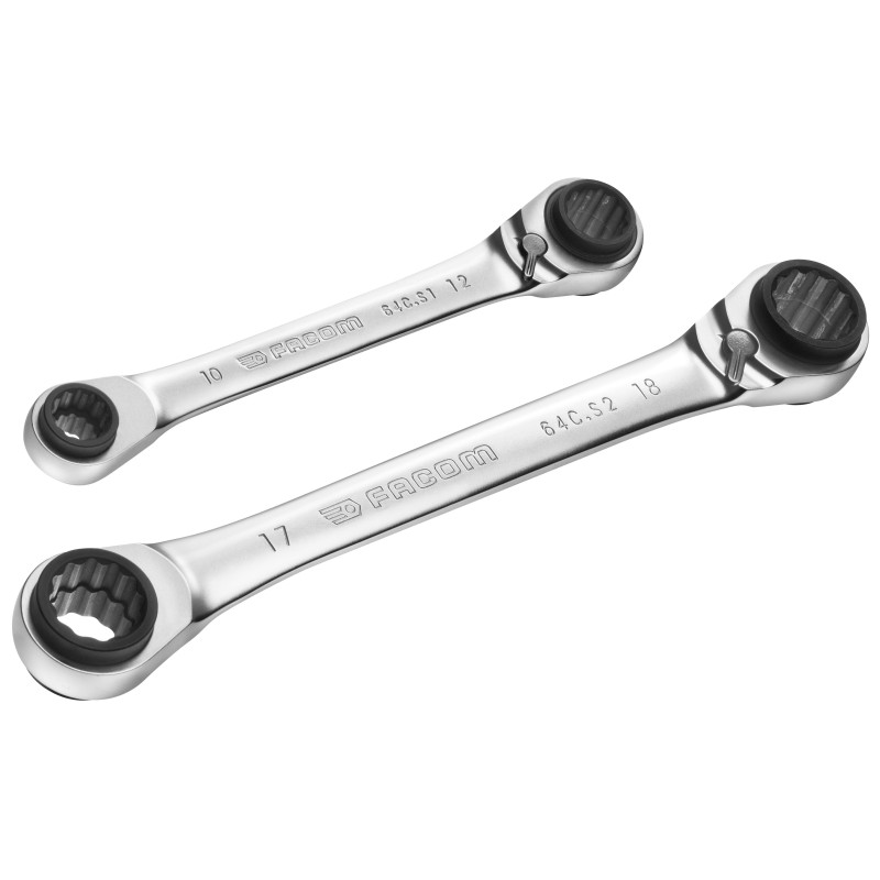CLE POLYGONALE A CLIQUET DROITE 64C (JEU DE 2)