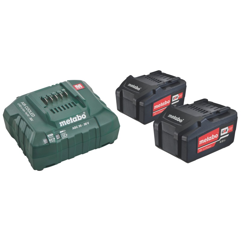 PACK BATTERIES LI-ION 18V 4AH + CHARGEUR ASC 55