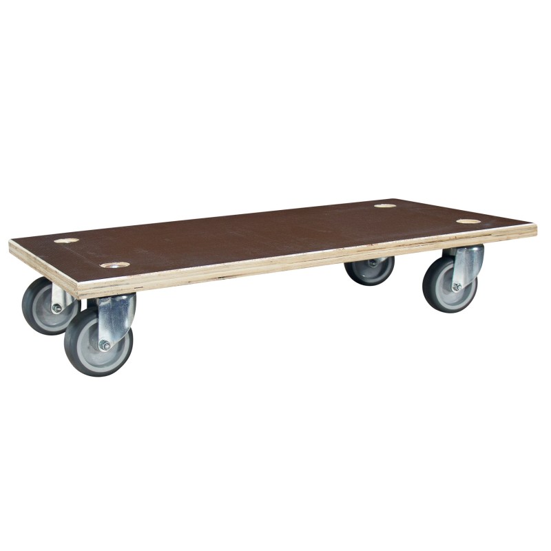 PLATEAU ROULANT BOIS GLISSNOT 600X300 MM 150KG
