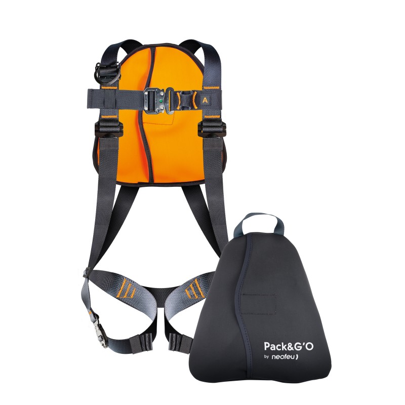 HARNAIS AVEC SAC INTEGRE PACK AND GO