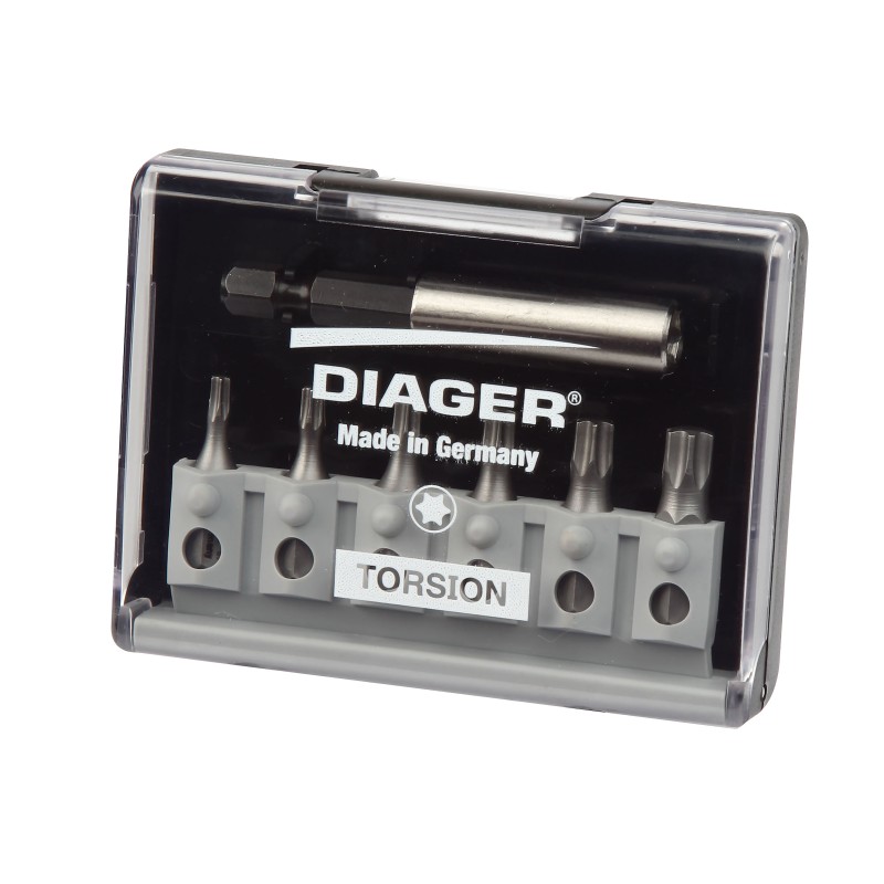 EMBOUT DE VISSAGE TORSION TX (COFFRET DE 7 PIECES)
