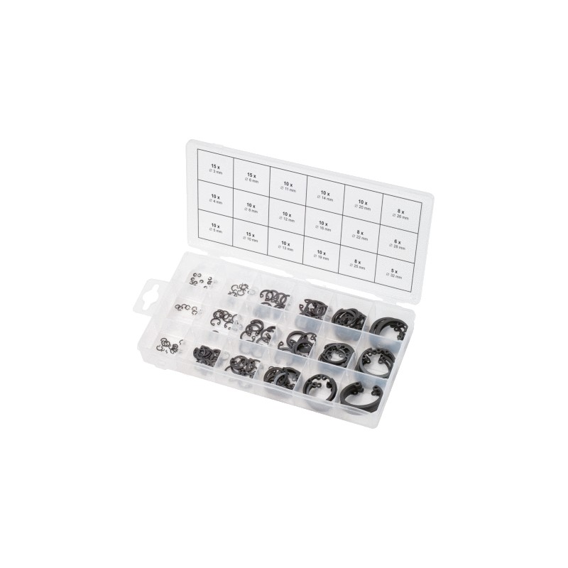 CIRCLIPS DE TYPE INTERNE (ASSORTIMENT 180 PCS)