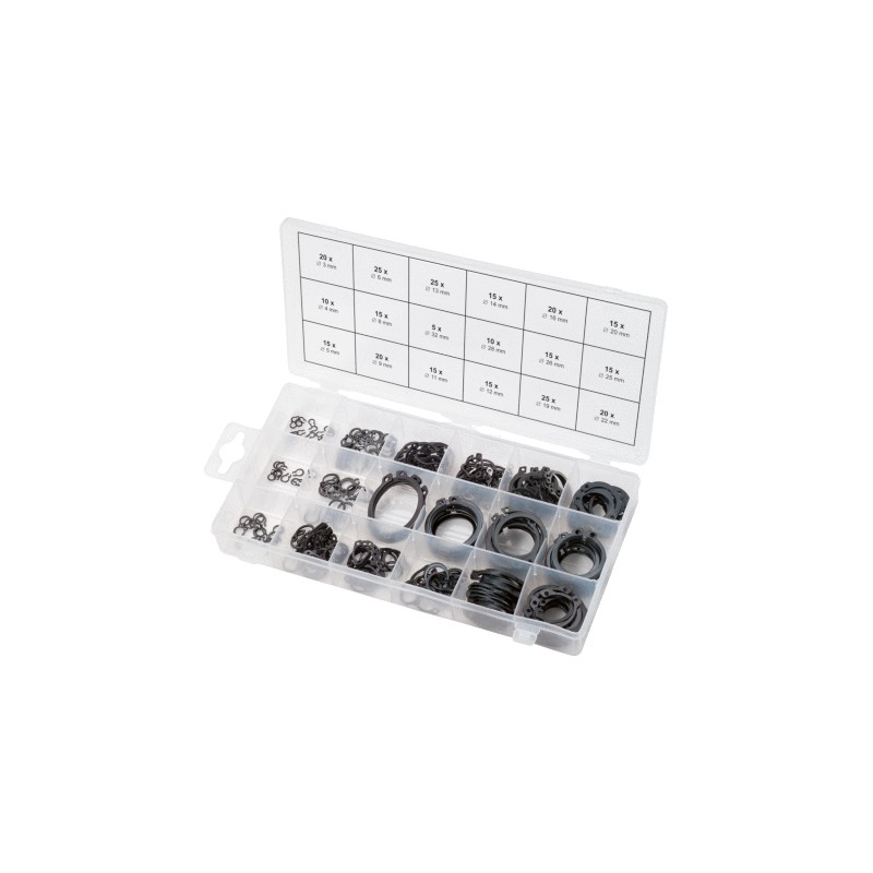 CIRCLIPS DE TYPE EXTERNE (ASSORTIMENT 300 PCS)