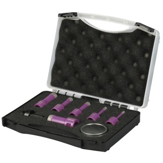 TREPAN DIAMANT A SEC M14 6/8/10/12/18/22MM (COFFRET DE 6)