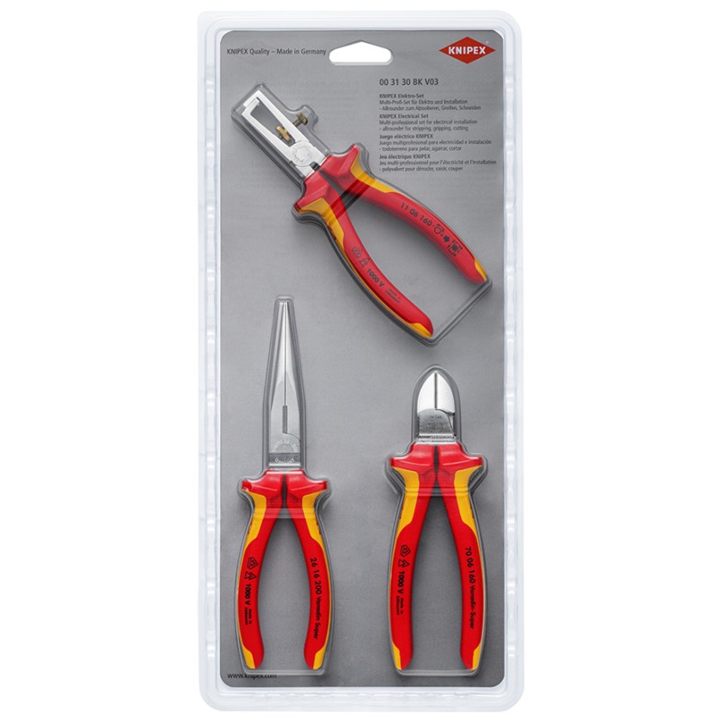 PINCE ISOLEE 1000V (SET DE 3)