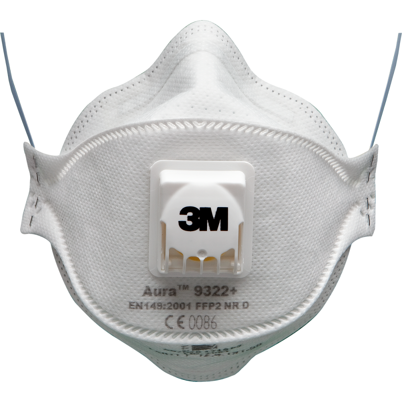 MASQUE ANTI-POUSSIERES SERIE 3M AURA 9300+ AVEC SOUPAPE MASQUE ANTI-POUSSIERES SERIE 3M AURA 9300+ AVEC SOUPAPE