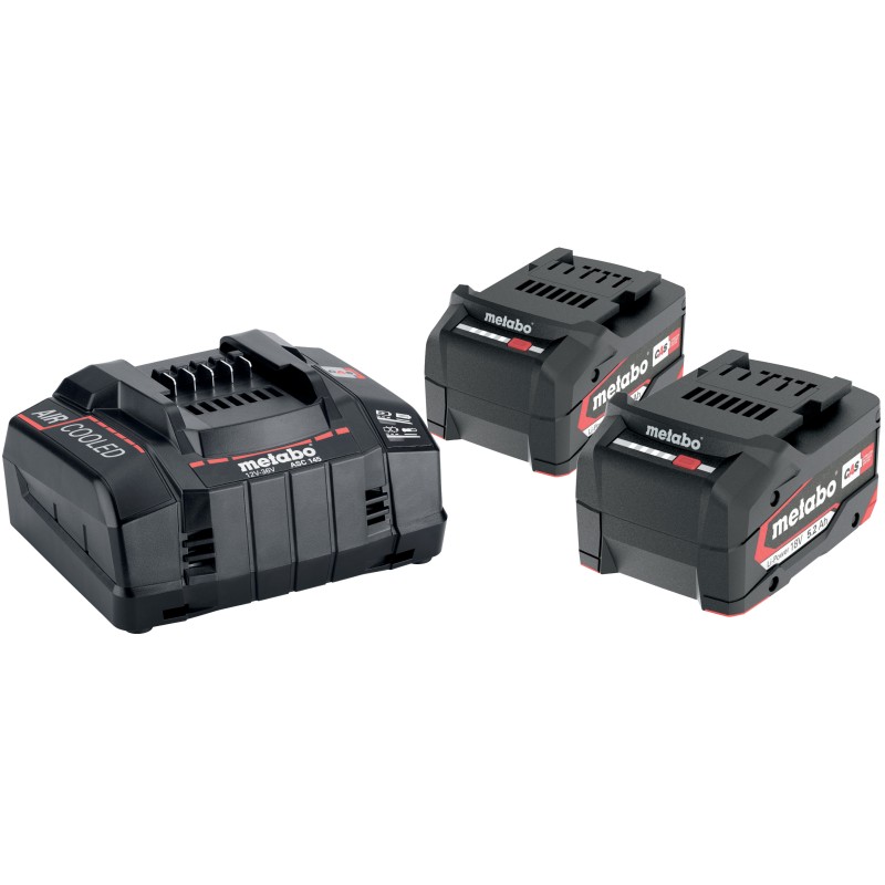 PACK BATTERIES LI-ION 18V 5,2AH + CHARGEUR RAPIDE ASC 145