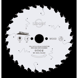 LAME CIRCULAIRE FINE BOIS MASSIF LSC.964CL.W